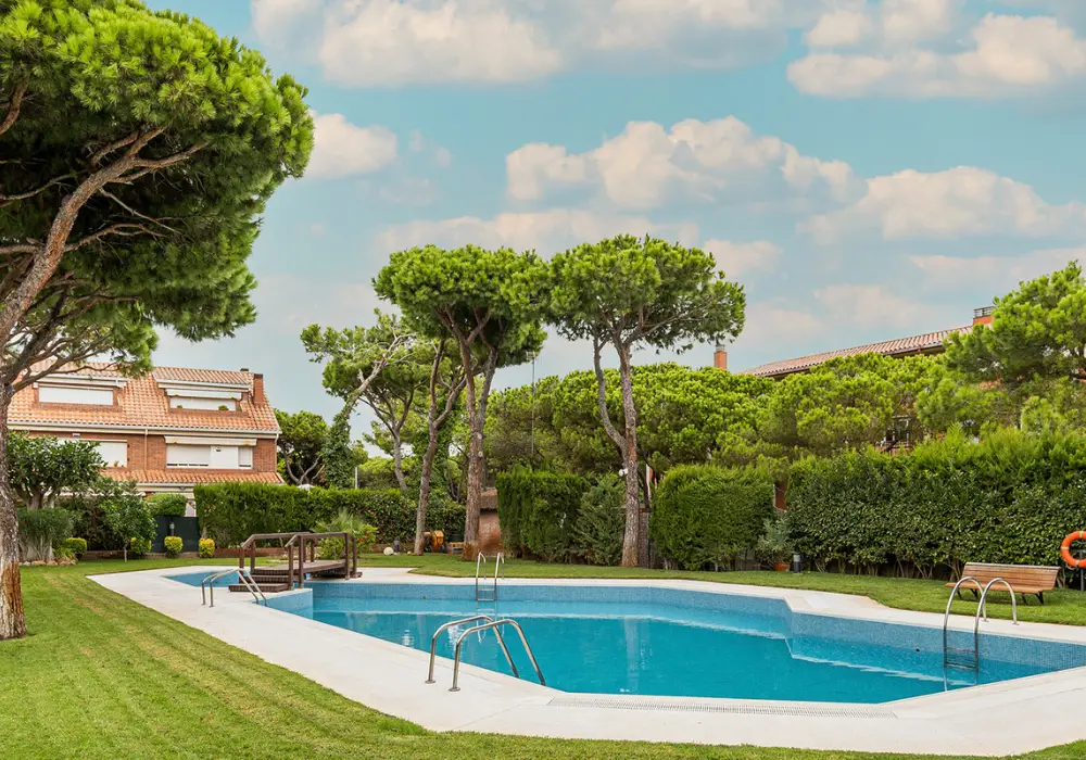 Jardín privado villa Mallorca