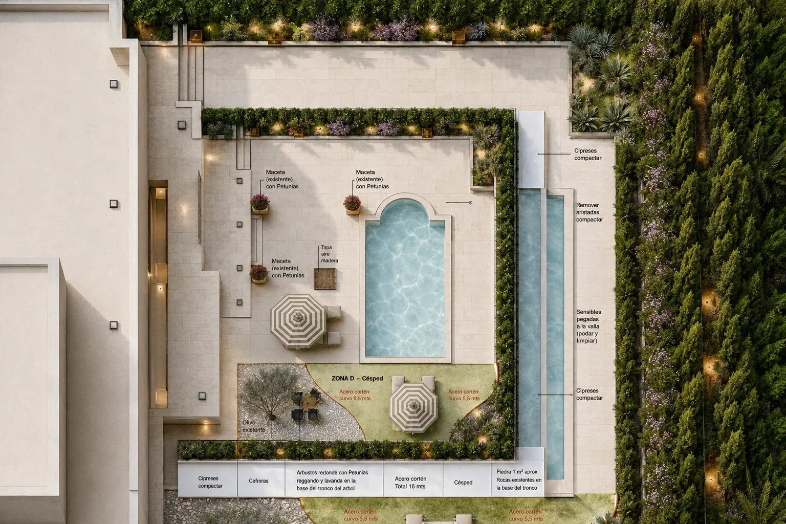 Proyecto de poda de palmeras en Alcúdia